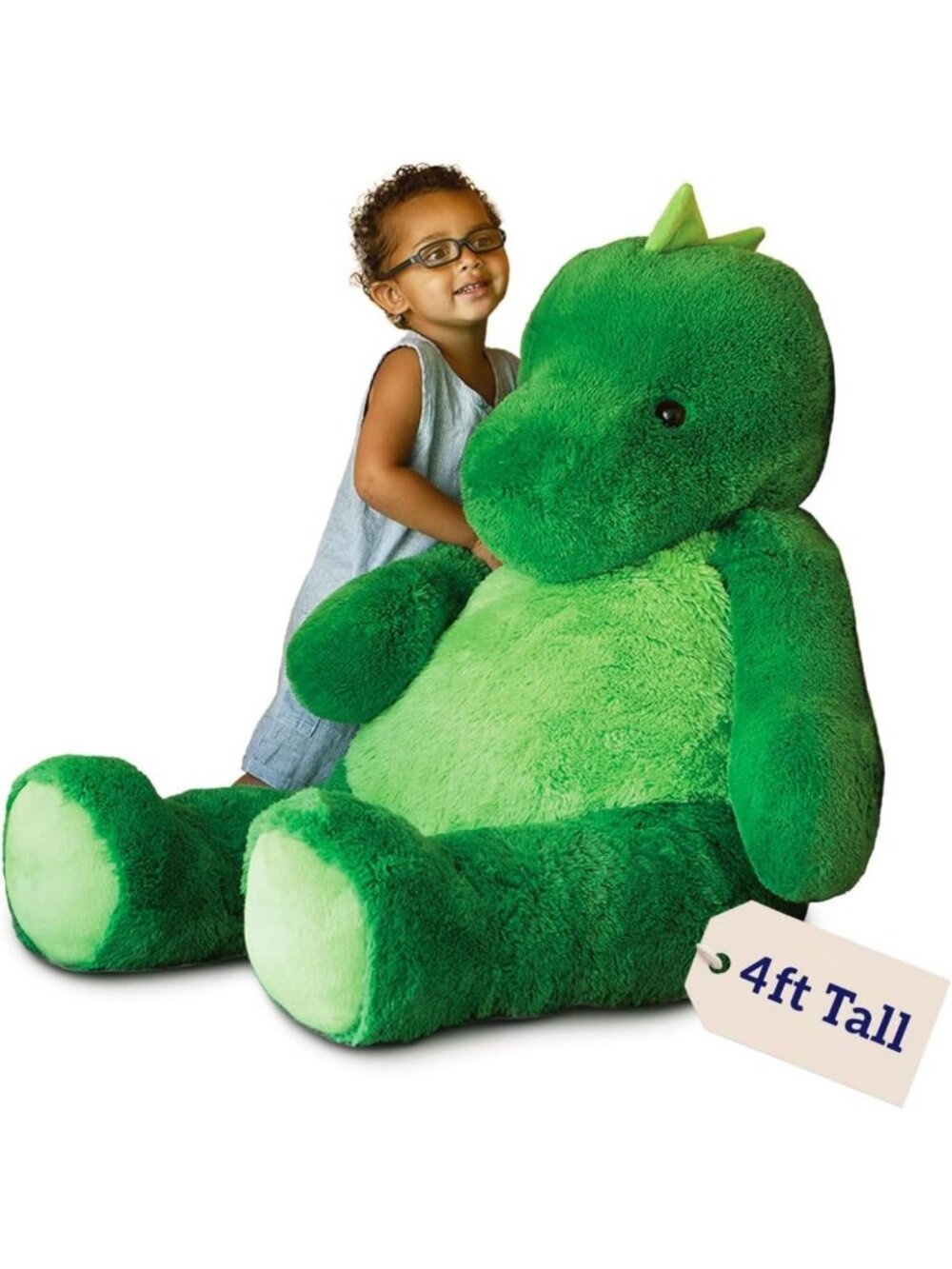 Giant 4FT T-Rex Plush Toy | Soft Stuffed Dinosaur | Perfect Gift & Cuddle Buddy